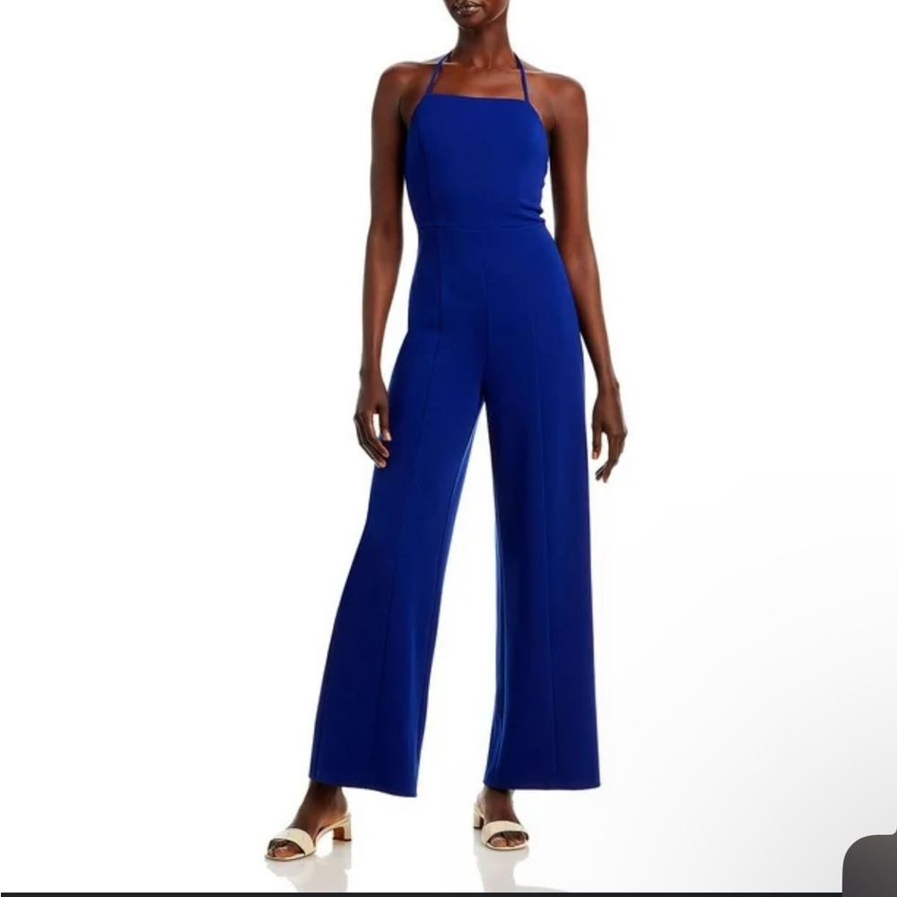 AQUA Elegant Blue Jumpsuit